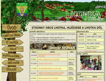 Tablet Screenshot of lhotka.cz
